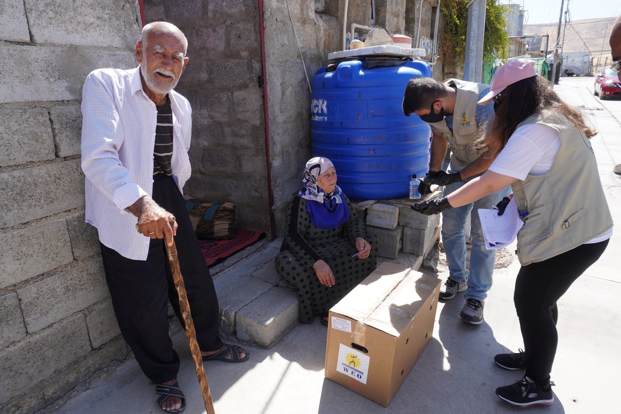 Distribution of hygiene kits to more than 450 vulnerable Syrian Refugee Households