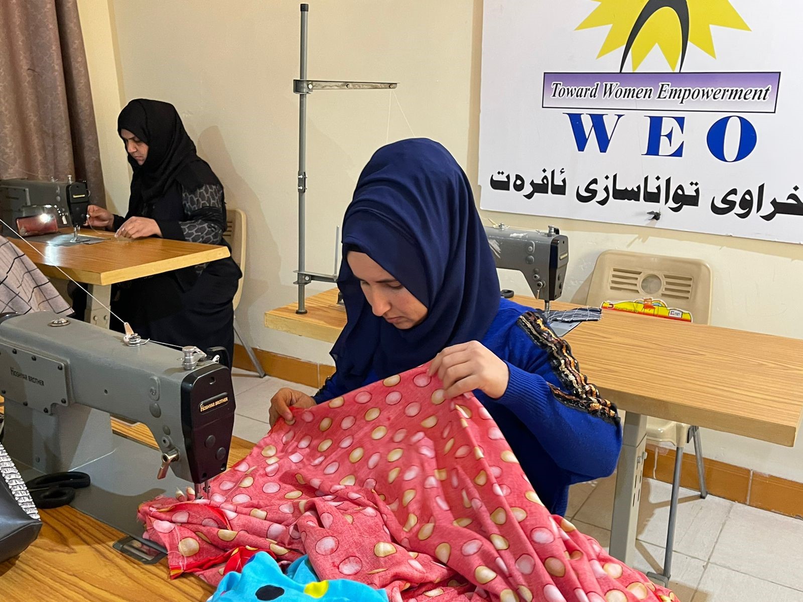 Part of WEO vocational and life skills activities in Jalawla, Saadiya and Khanaqin (Diyala governorate) to support women and girls meet their economic needs and support their choices.